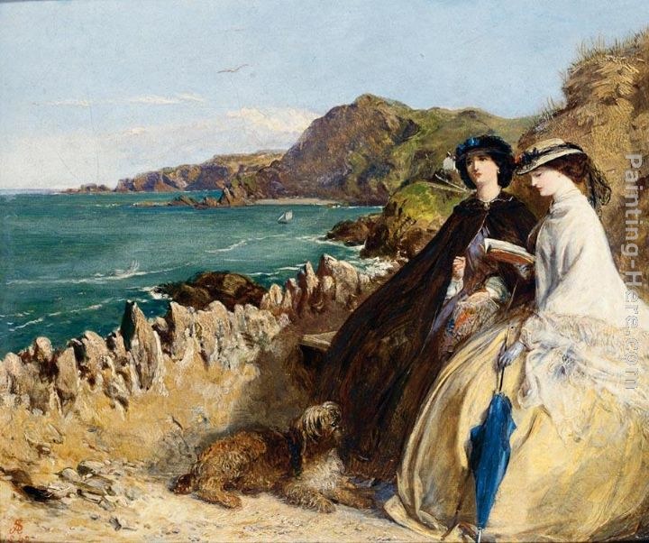 Abraham Solomon By the Seaside